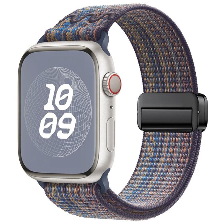 Magnetic Buckle Loop Nylon Watch Band, For Apple Watch 46mm / 49mm / 45mm / 44mm, For Apple Watch 42mm / 41mm / 40mm / 38mm
