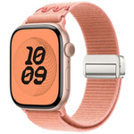 Magnetic Buckle Loop Nylon Watch Band, For Apple Watch 46mm / 49mm / 45mm / 44mm, For Apple Watch 42mm / 41mm / 40mm / 38mm