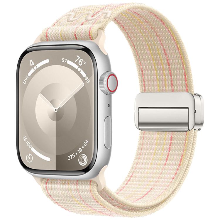 Magnetic Buckle Loop Nylon Watch Band, For Apple Watch 46mm / 49mm / 45mm / 44mm, For Apple Watch 42mm / 41mm / 40mm / 38mm