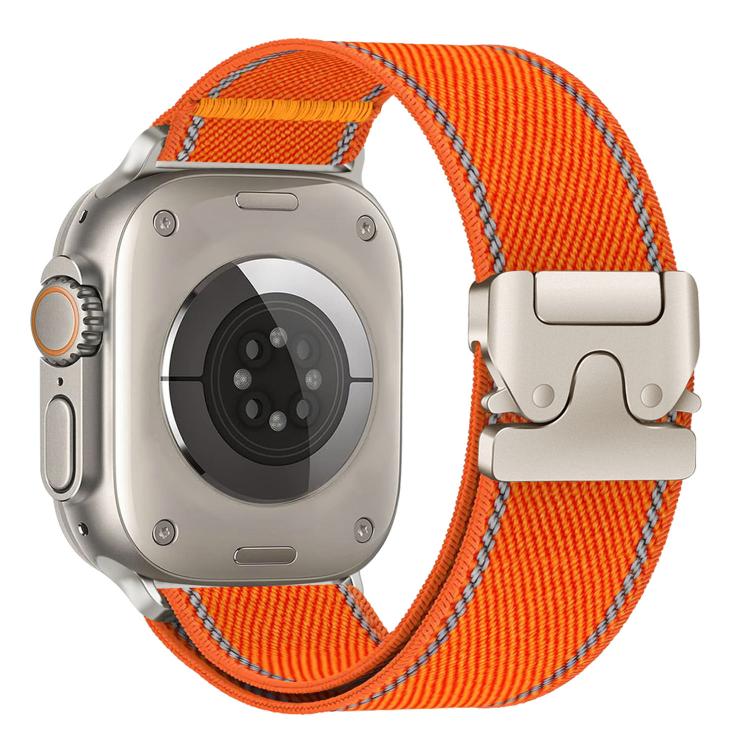 Reflective Umbrella Buckle Woven Nylon Watch Band, For Apple Watch 49mm / 46mm / 45mm / 44mm, For Apple Watch 42mm / 41mm / 40mm / 38mm