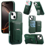 CaseNeo Fold Holder Retro Elastic Card Bag Magnetic Back Phone Case, For iPhone 15, For iPhone 14 / 13, For iPhone 14 Pro, For iPhone 14 Pro Max, For iPhone 13 Pro Max, For iPhone 13 Pro