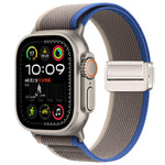 Magnetic Buckle Trail Loop Nylon Watch Band Watch Band, For Apple Watch 46mm / 49mm / 45mm / 44mm, For Apple Watch 42mm / 41mm / 40mm / 38mm