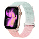 Double-Link Cloud-Feel Breathable Nylon Loop Metal Head Watch Band, For Apple Watch 46mm / 49mm / 45mm / 44mm, For Apple Watch 42mm / 41mm / 40mm / 38mm