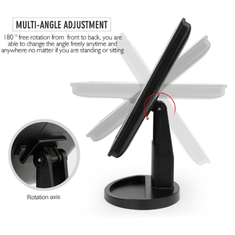 Tragbarer LED-Touch-Spiegel mit Lampe und Tischleuchte