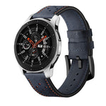 For Apply Samsung Galaxy Watch Active 22mm Leather Eyelet Sport Strap