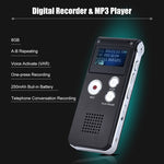 SK-012 8GB Voice Recorder USB Professional Dictaphone  Digital Audio With WAV MP3 Player VAR   Function Record, SK-012 8GB