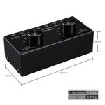 B026 6 Input 2 Output Or 2 Input 6 Output Audio Signal Source Selection Switcher RCA Port