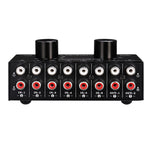 B026 6 Input 2 Output Or 2 Input 6 Output Audio Signal Source Selection Switcher RCA Port