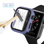 ENKAY Hat-prince Full Coverage PC Case + Tempered Glass Protector for Apple Watch Series 6 / 5 / 4 / SE 3 / SE 2 / SE 1 44mm