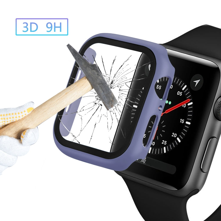 ENKAY Hat-prince Full Coverage PC Case + Tempered Glass Protector for Apple Watch Series 6 / 5 / 4 / SE 3 / SE 2 / SE 1 44mm