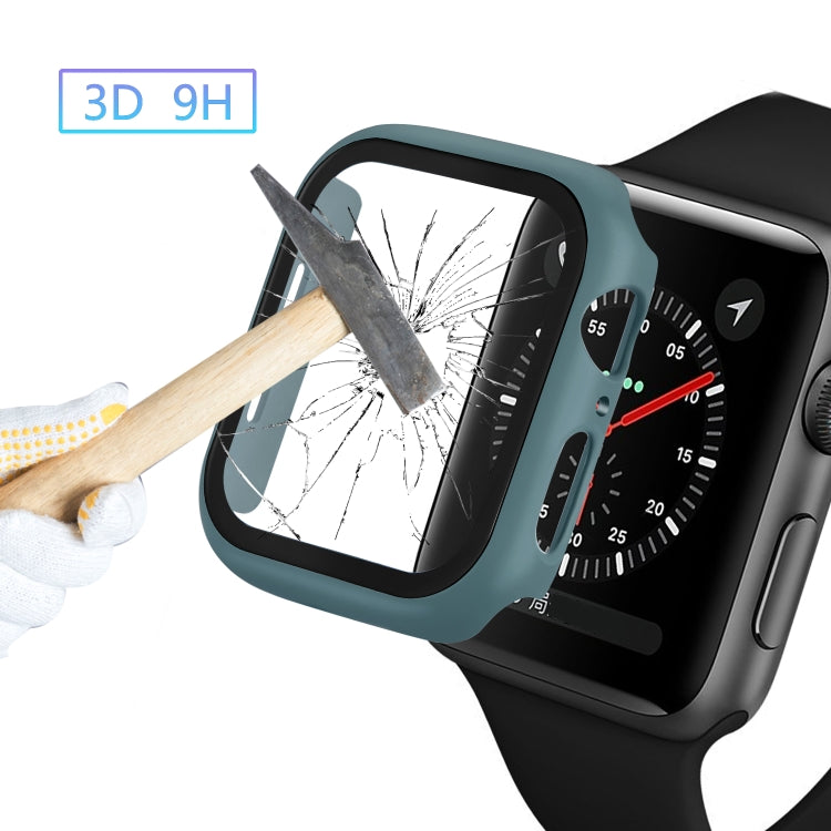 ENKAY Hat-prince Full Coverage PC Case + Tempered Glass Protector for Apple Watch Series 6 / 5 / 4 / SE 3 / SE 2 / SE 1 44mm