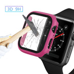 ENKAY Hat-prince Full Coverage PC Case + Tempered Glass Protector for Apple Watch Series 6 / 5 / 4 / SE 3 / SE 2 / SE 1 44mm
