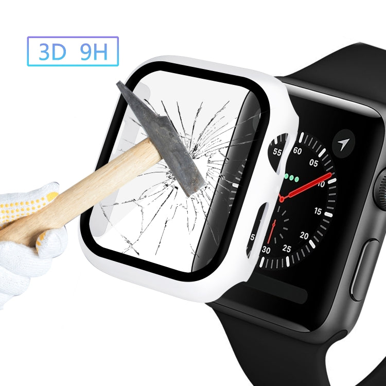 ENKAY Hat-prince Full Coverage PC Case + Tempered Glass Protector for Apple Watch Series 6 / 5 / 4 / SE 3 / SE 2 / SE 1 44mm