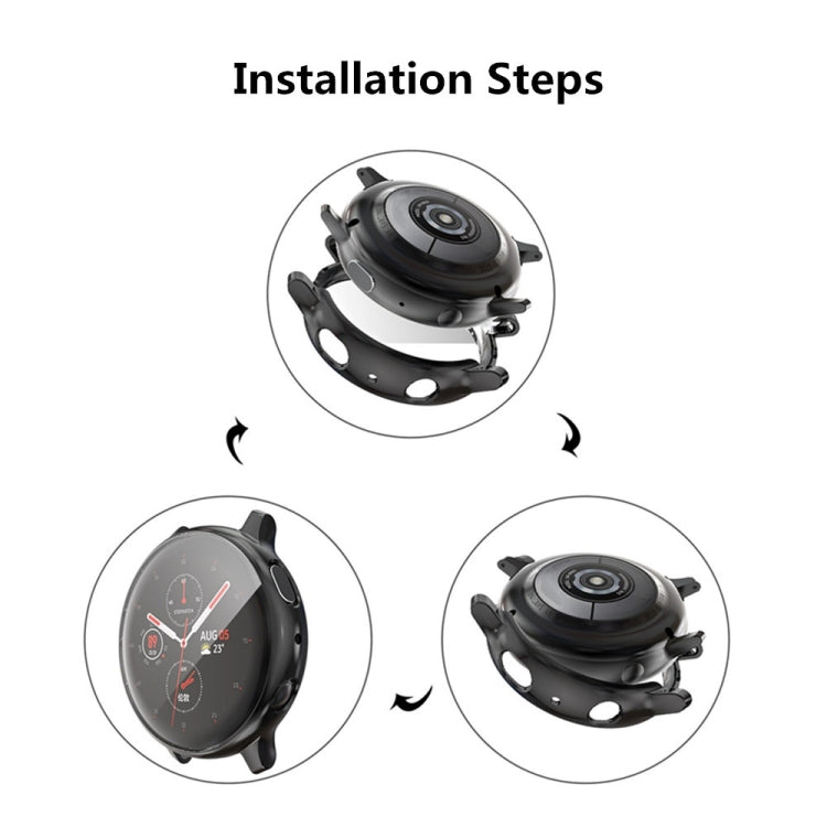 ENKAY Hat-prince Schutzhülle aus galvanisiertem TPU für Samsung Galaxy Watch Active 2 44mm