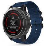 For Jiamin Fenix5, 22MM Three-ring Nylon Watchband