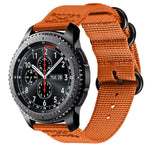 For Samsung Galaxy Watch Active 22mm / S3 Nylon Three-ring Strap, For Samsung Galaxy Watch Active 2 22mm / Gear S3