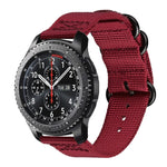 For Samsung Galaxy Watch Active 22mm / S3 Nylon Three-ring Strap, For Samsung Galaxy Watch Active 2 22mm / Gear S3