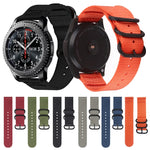 For Samsung Galaxy Watch Active 20mm S3 Nylon Three-ring Strap, For Samsung Galaxy Watch Active 2 20mm / Gear S3