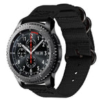 For Samsung Galaxy Watch Active 18mm S3 Nylon Three-ring Strap, For Samsung Galaxy Watch Active 2 18mm / Gear S3