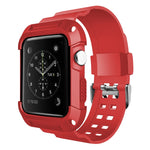 For Apple Watch 3 / 2 / 1  Generation  42mm All-In-One Silicone Strap