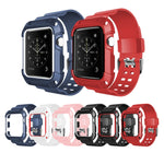 For Apple Watch 3 / 2 / 1  Generation  42mm All-In-One Silicone Strap