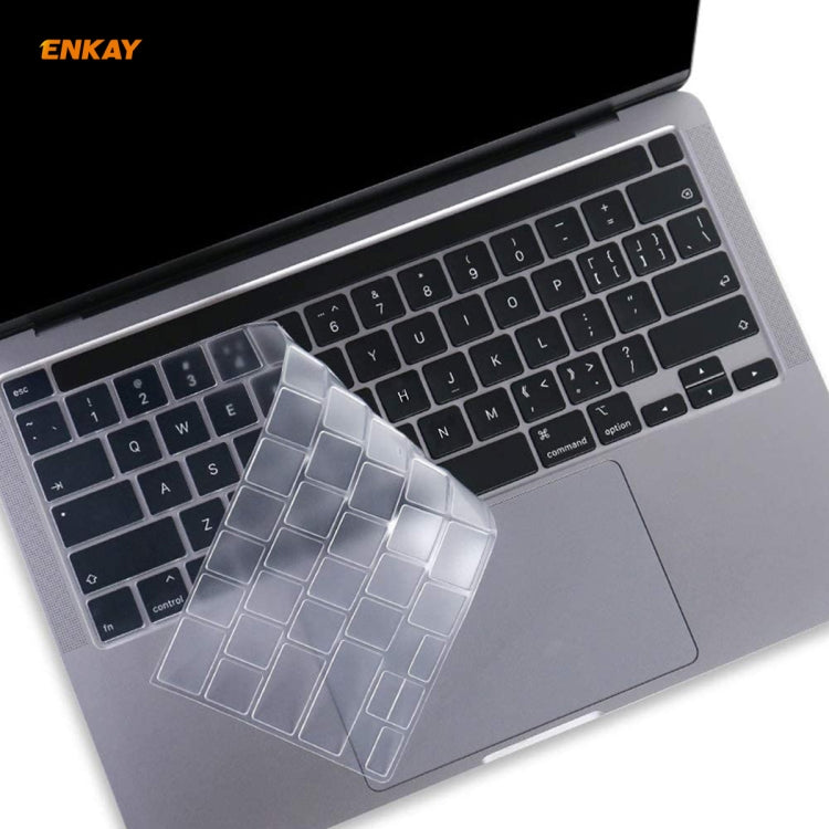 ENKAY لجهاز MacBook Pro 16 بوصة (A2141) واقي لوحة مفاتيح ناعم من TPU، النسخة الأمريكية