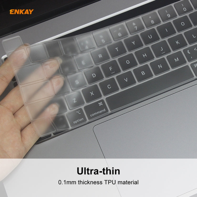 ENKAY لجهاز MacBook Pro 16 بوصة (A2141) واقي لوحة مفاتيح ناعم من TPU، النسخة الأمريكية