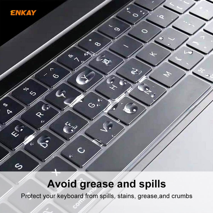 ENKAY لجهاز MacBook Pro 16 بوصة (A2141) واقي لوحة مفاتيح ناعم من TPU، النسخة الأمريكية