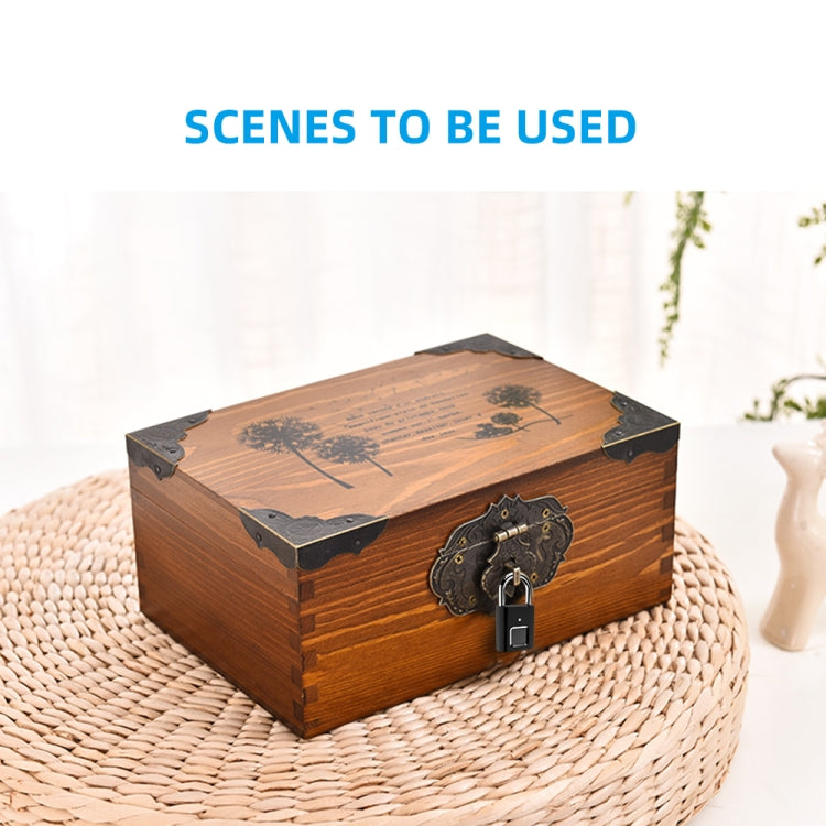 L34 Fingerprint Lock Smart Lock Household Luggage Dormitory Storage Cabinet Electronic Padlock, L34