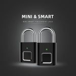 L34 Fingerprint Lock Smart Lock Household Luggage Dormitory Storage Cabinet Electronic Padlock, L34