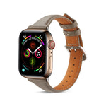 For Apple Watch 3 / 2 / 1 Generations  38mm Universal Thin Leather Strap