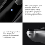 Original Xiaomi Youpin BlackStone Tragbarer elektrischer Rasierer für Herren zur Gesichtspflege