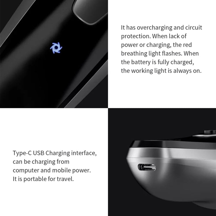 Original Xiaomi Youpin BlackStone Tragbarer elektrischer Rasierer für Herren zur Gesichtspflege