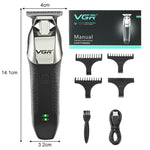 VGR V-171 5W USB Portable Push White Electric Clippers, V-171