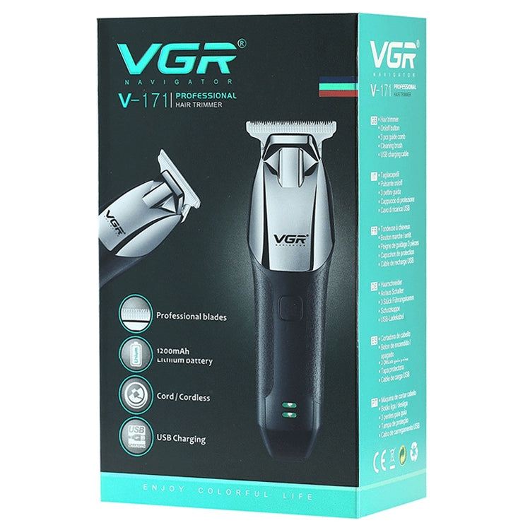 VGR V-171 5W USB Portable Push White Electric Clippers, V-171