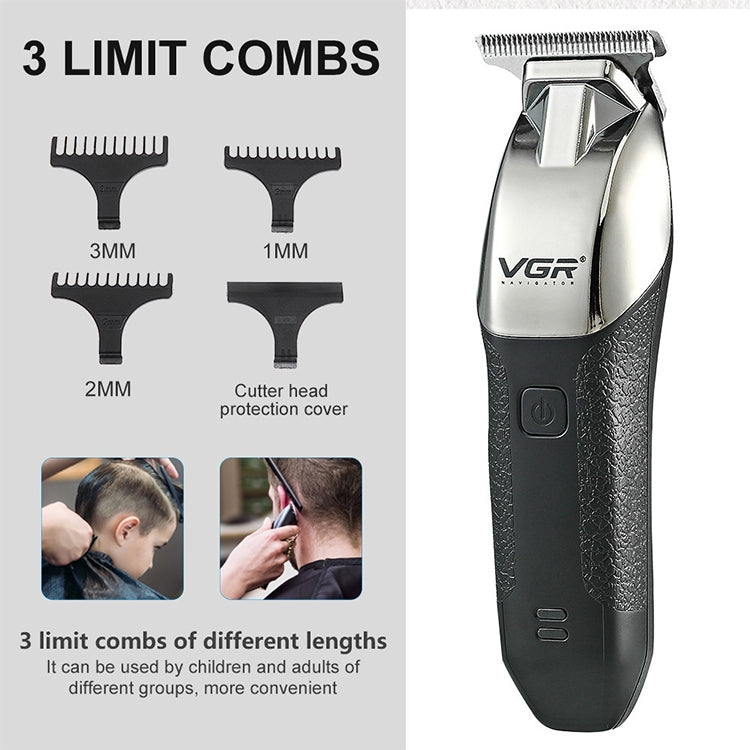 VGR V-171 5W USB Portable Push White Electric Clippers, V-171