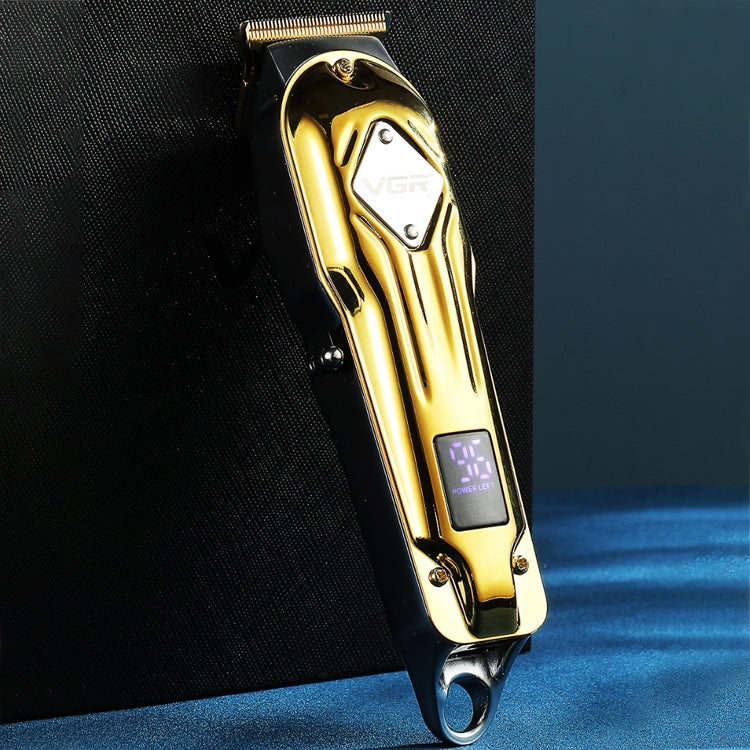 VGR V-261 8W USB Metal Professional Hair Clipper with LED Digital Display, V-261 (Gold), V-261 (Silver)