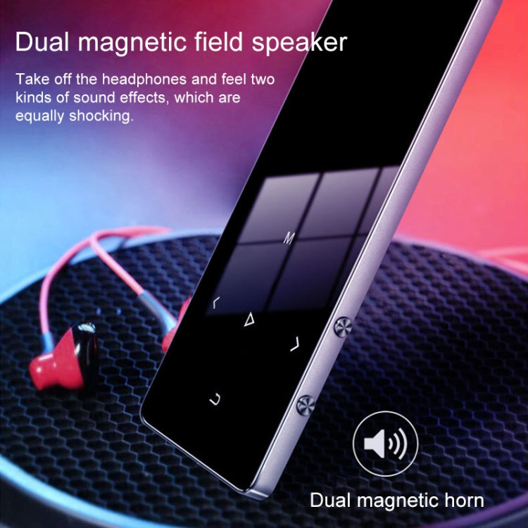 مشغل موسيقى MP3 MP4 عالي الجودة بشاشة لمس 1.8 بوصة، 8 جيجابايت، X2، 16 جيجابايت، أسود، فضي، ذهبي وردي