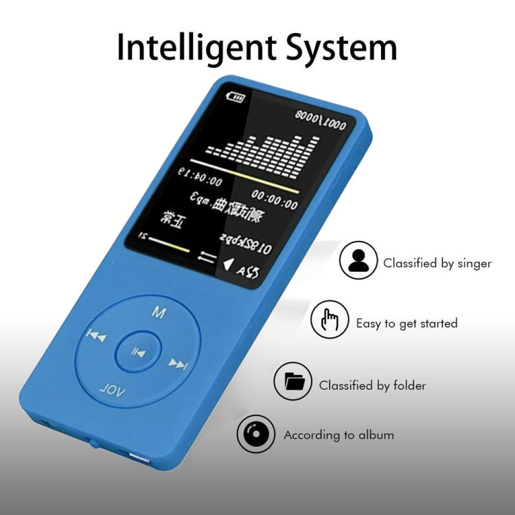 Fashion Portable LCD Screen FM Radio Video Games Movie MP3 MP4 Player Mini Walkman, 8GB, 4GB