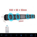 مكبر صوت شريط صوت تلفزيوني 20 واط بلوتوث، راديو FM، نظام مسرح منزلي، مضخم صوت محمول لاسلكي، باس، MP3، بومبوكس لشاومي