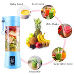 380ml 6 Blender Juicer Cup USB Rechargeable Electric Automatic Vegetable Fruit Citrus Orange Juice Maker Cup Mixer Bottle, TBD002369201A, TBD002369201B, TBD002369201C, TBD002369201D, TBD002369201E, TBD002369201F, TBD002369201G, TBD002369201H           ...