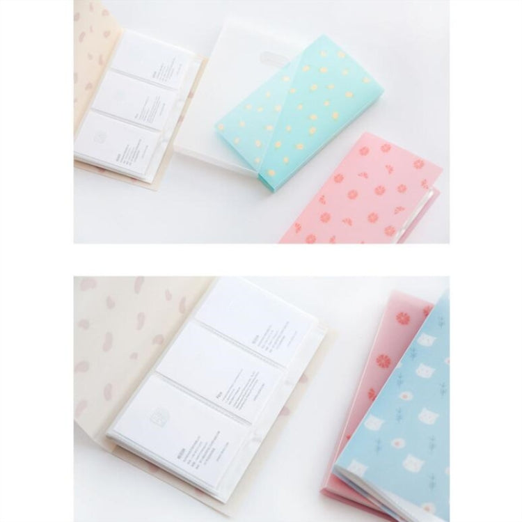 96 Slots ID Holders Cute cartoon card book star large capacity business card clip ticket collection book Card Stocks, 96 Slots ID Holders