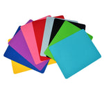 10 PCS Optical Solid Color Office Computer Anti-Slip Wrist Rests Mouse Pad