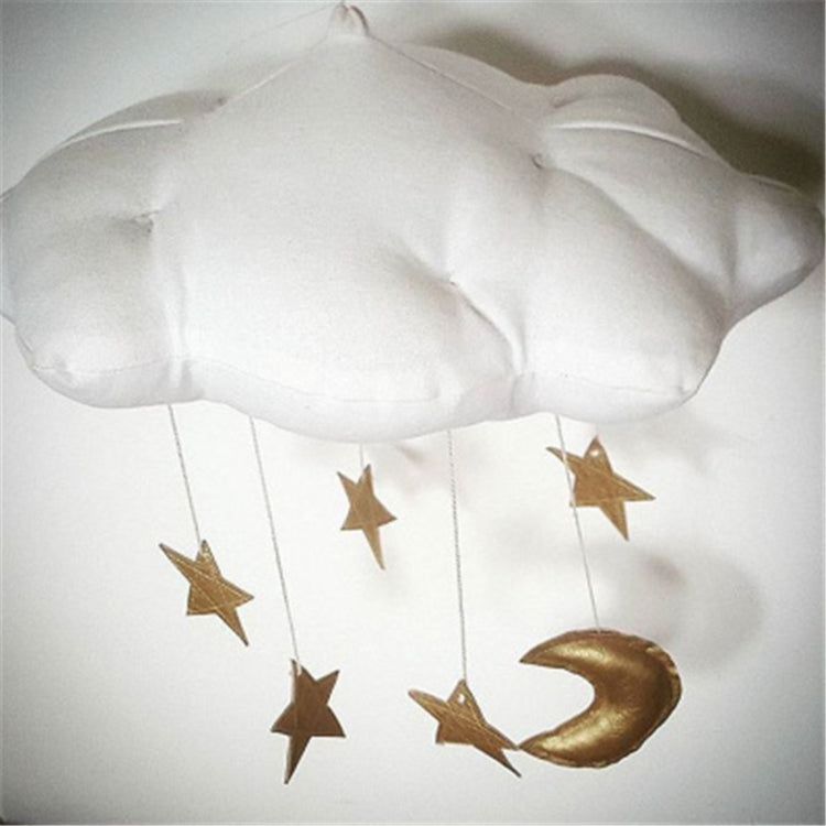 Baby Nursery Ceiling Mobile Party Decoration Clouds Moon Stars Hanging Decorations Kids Room Decoration for Baby Bedding