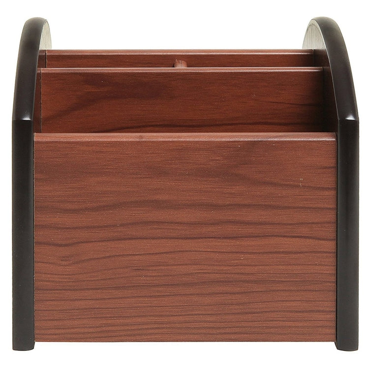 4-compartment Wooden Storage Box Pen Holder, Pen Holder