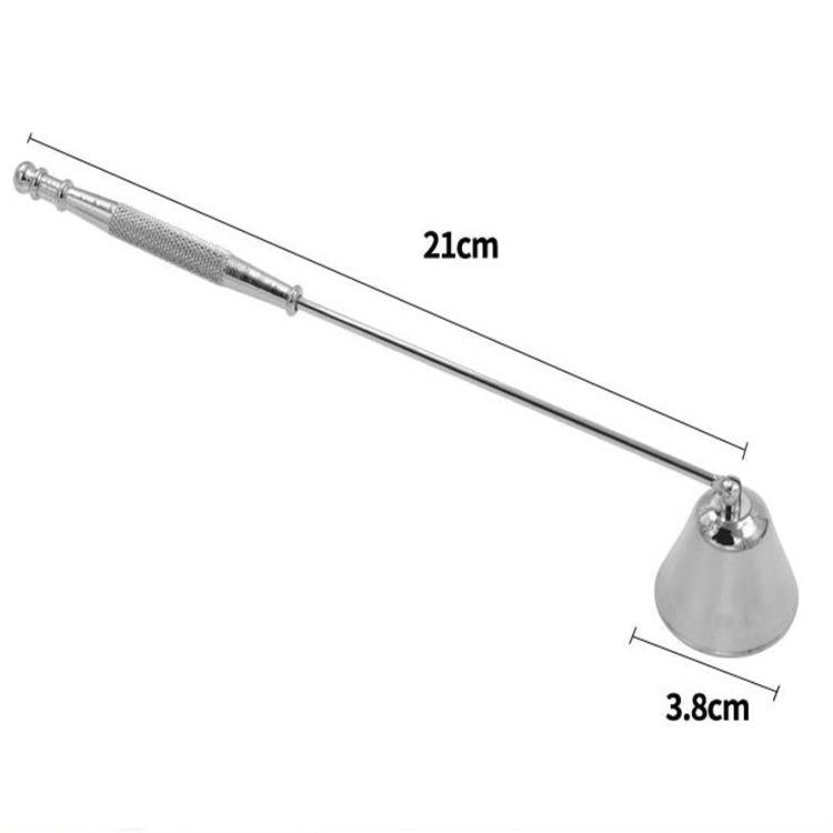 Bright Chrome Silver Candle Mask Candle Extinguisher Aroma Candle Candle Accessories, Candle Mask