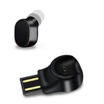 سماعة رأس بلوتوث LESIRI X12 صغيرة لاسلكية محمولة بشحن USB مغناطيسي سماعة أذن رياضية لهواتف آيفون