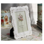 Home Decoration Pastoral Style  Rose Carved Picture Frame Decoration, Carved Picture Frame