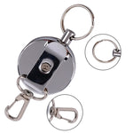 Resilience Steel Wire Rope Elastic Sporty Retractable Anti Lost Keychain, Resilience Steel Wire Rope Keychain