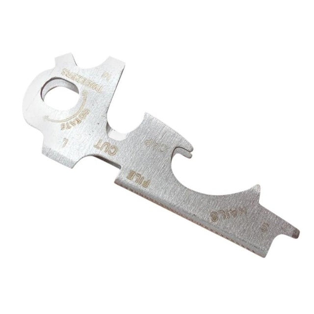 8 in 1 Multitools EDC Stainless Steel Keychain Outdoor Survival Gear Gadget, 8 in 1 (Silver), 8 in 1 (Black)